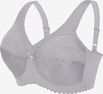 GLAMORISE T-shirt Bra in Grey: front