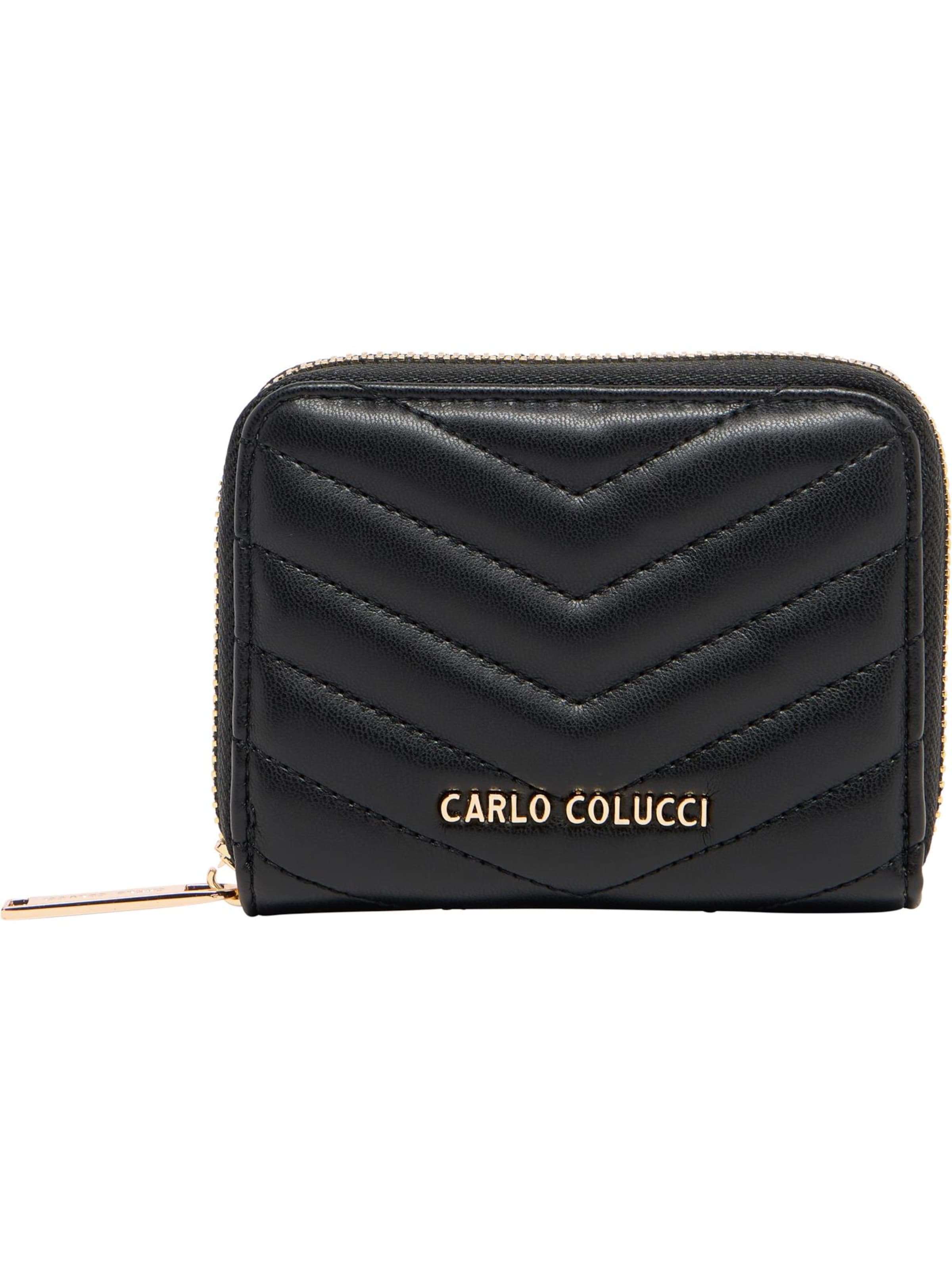 Carlo Colucci Portemonnaie 'Ellecosta' in Schwarz: Vorderseite