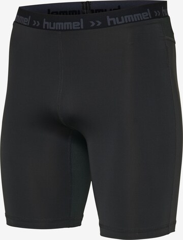 Skinny Pantalon de sport Hummel en noir