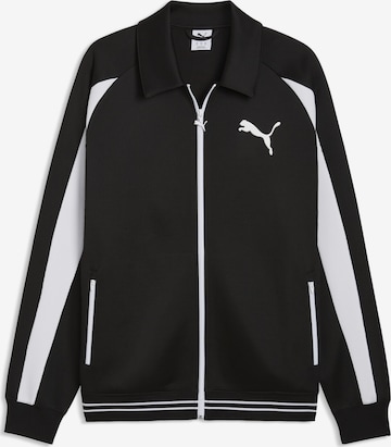 Veste de sport 'T7' PUMA en noir : devant