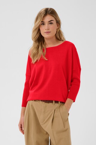 SAINT TROPEZ Pullover 'Mila' in Rot: Vorderseite