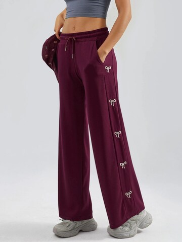 Hiccup - Loosefit Calças em vermelho: frente