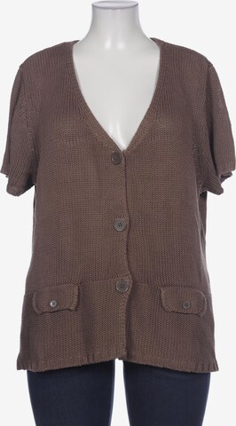 Ulla Popken Sweater & Cardigan in 5XL in Brown: front