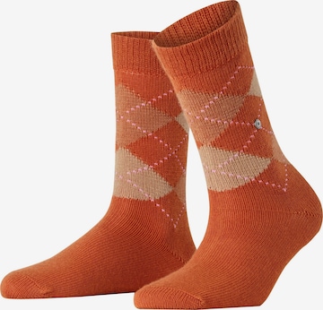 BURLINGTON Socks 'Whitby' in Orange: front