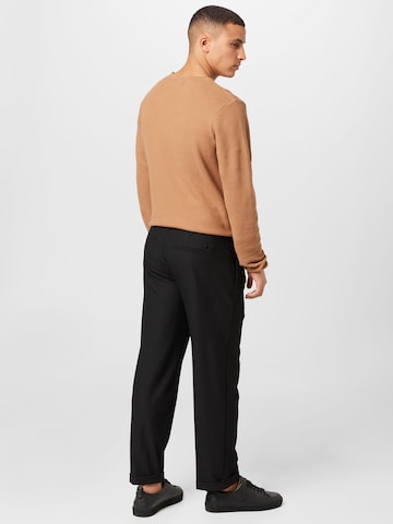 Clean Cut Copenhagen Regular Pleat-Front Pants 'Lyon' in Black