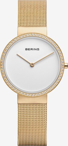 BERING Analog Watch in Gold: front