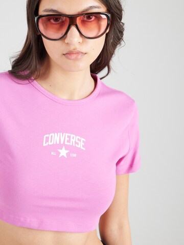 CONVERSE - Camiseta en rosa