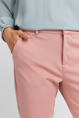 ICHI Slim fit Pants 'Kate' in Pink