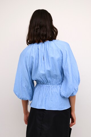 KAREN BY SIMONSEN Bluse 'Noma' i blå