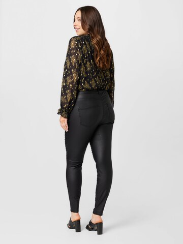 Vero Moda Curve Skinny Jeansy 'Sophia' w kolorze czarny