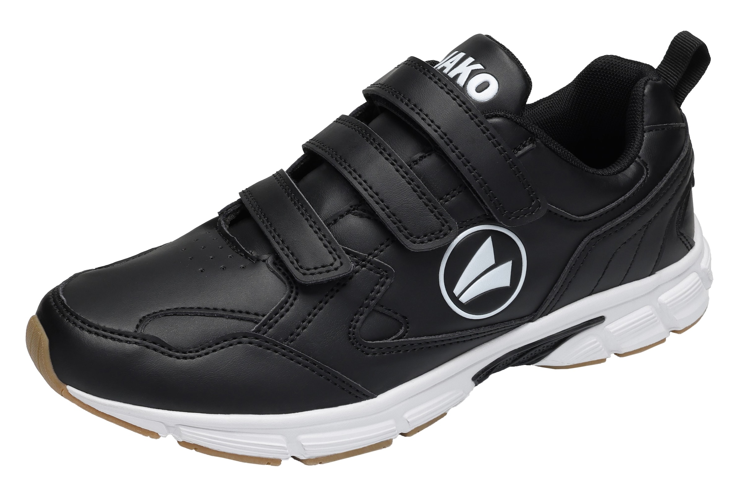 JAKO Athletic Shoes in Black: front