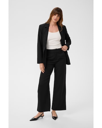 Kaffe - regular Pantalón 'LOUIS' en negro