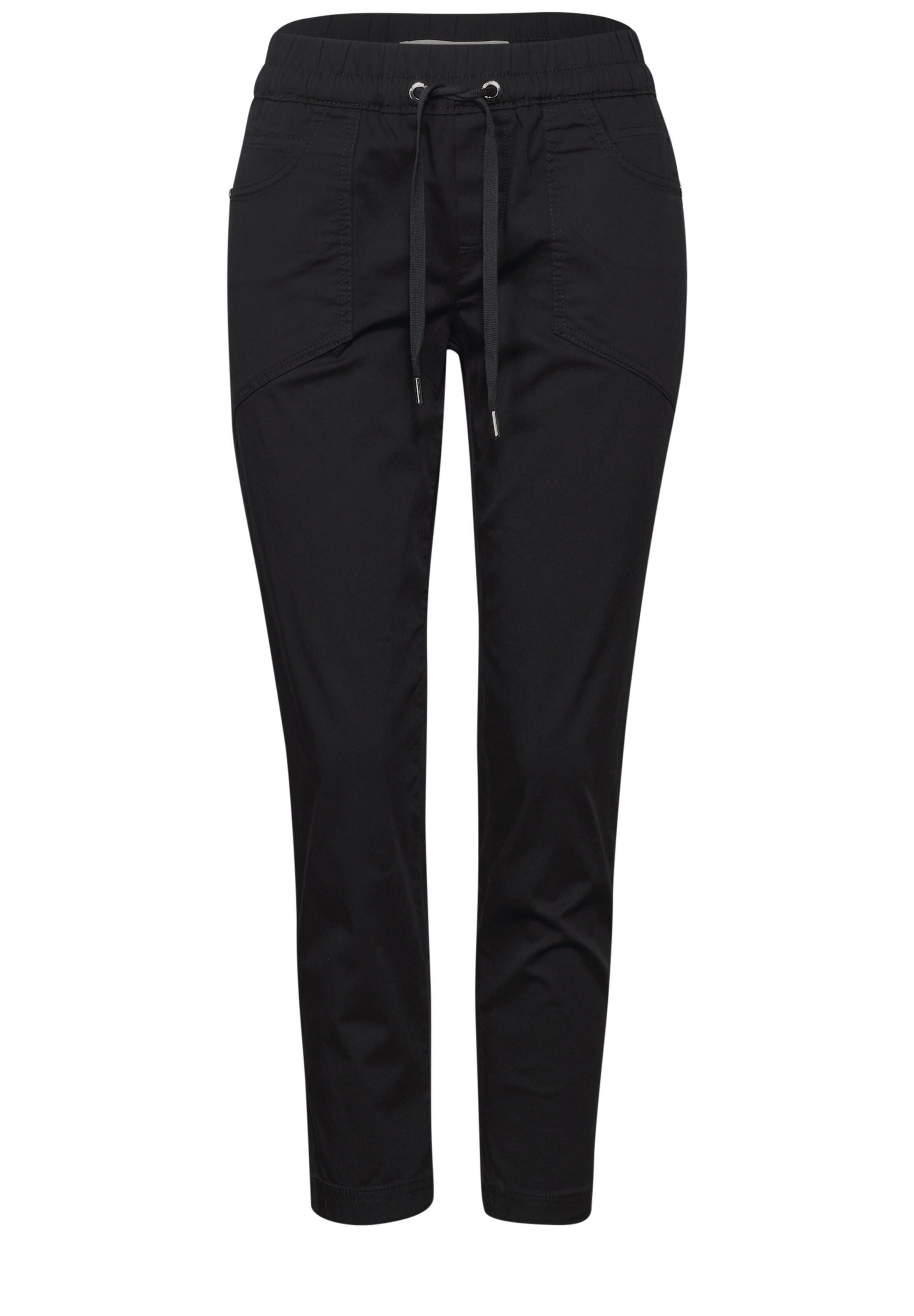 STREET ONE Hose in Schwarz: Vorderseite