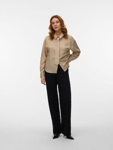 VERO MODA Blouse 'Juliana' in Bruin