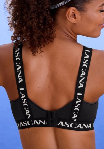 LASCANA ACTIVE - Bustier Sujetador deportivo en negro