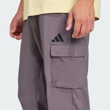 ADIDAS SPORTSWEAR Tapered Παντελόνι φόρμας 'Essentials' σε γκρι