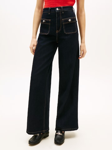 TOMMY HILFIGER Wide leg Jeans '70's' in Blue: front