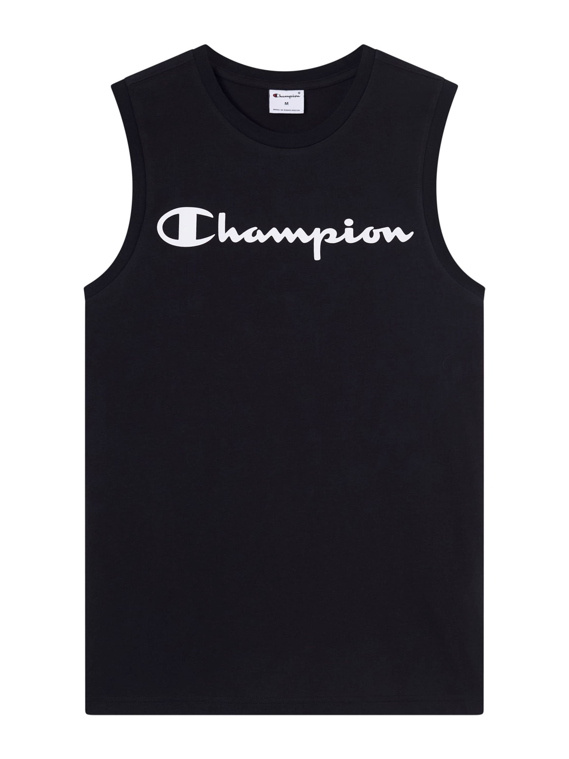 Maglietta di Champion Authentic Athletic Apparel in nero: frontale
