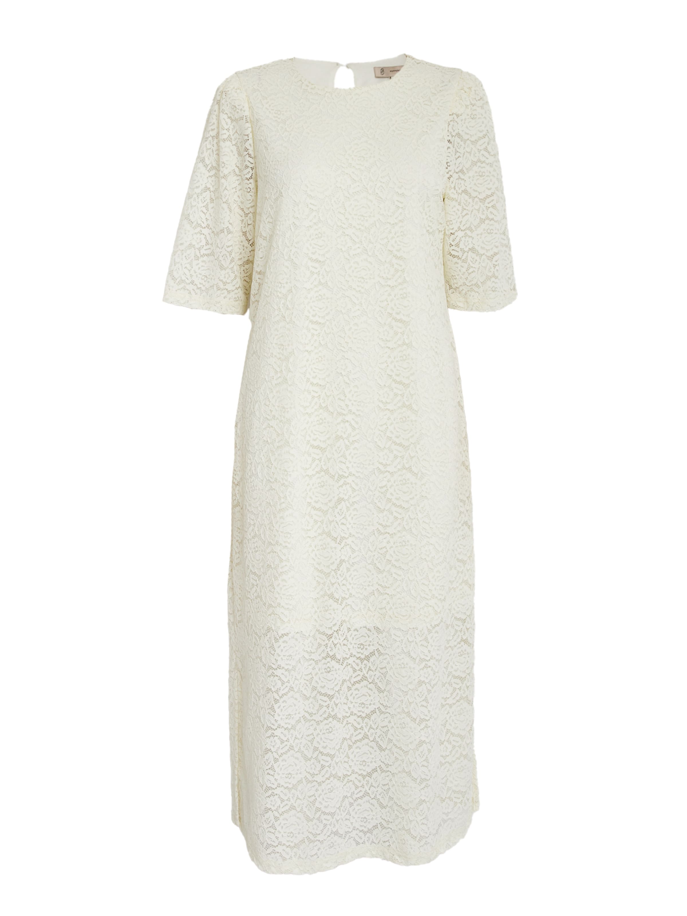 Robe 'Karoline' Peppercorn en blanc : devant