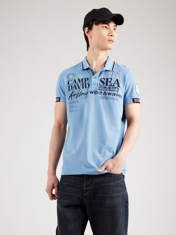 CAMP DAVID Shirt in Blue: front