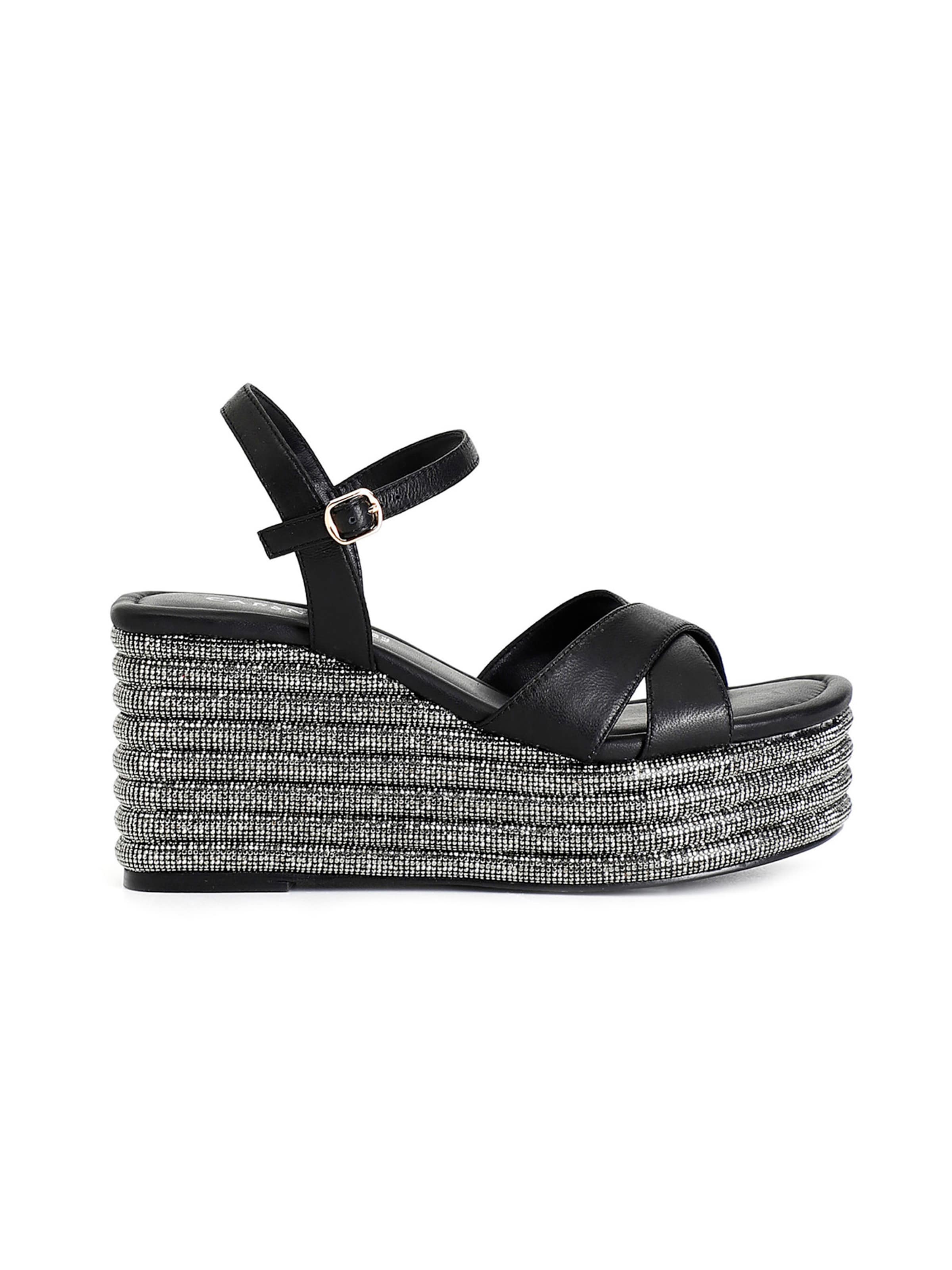 Sandalo CAFè NOIR di colore nero, Visualizzazione prodotti