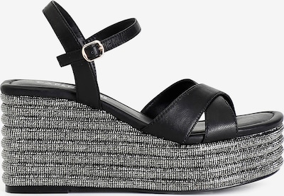 CAFè NOIR Sandalen in schwarz, Produktansicht