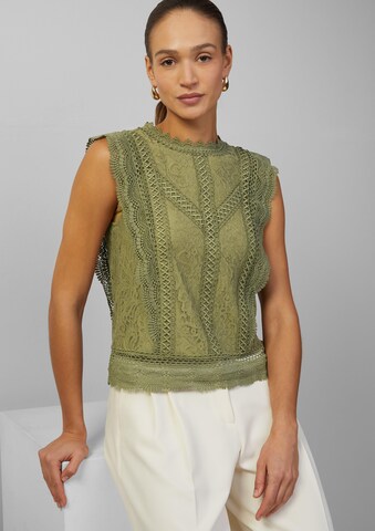 s.Oliver BLACK LABEL Blouse in Green