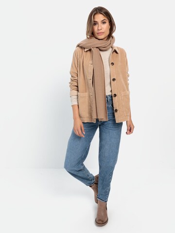 CAMEL ACTIVE Cordjacke aus reiner Baumwolle in Beige