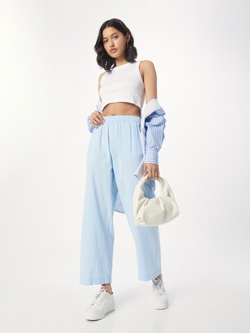 Kaffe Boot cut Trousers 'Naya' in Blue