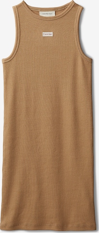 Calvin Klein Jeans Dress in Brown: front