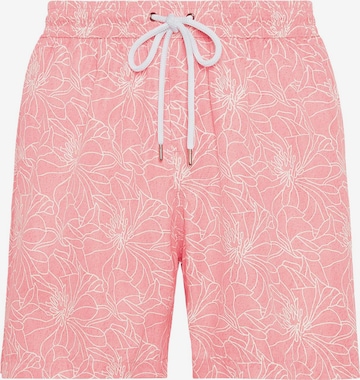 Boggi Milano Board Shorts in Pink: front
