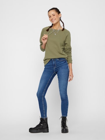 PIECES Skinny Jeans 'Delly' in Blau