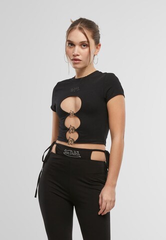 T-shirt 'Angela' Von Dutch Originals en noir : devant
