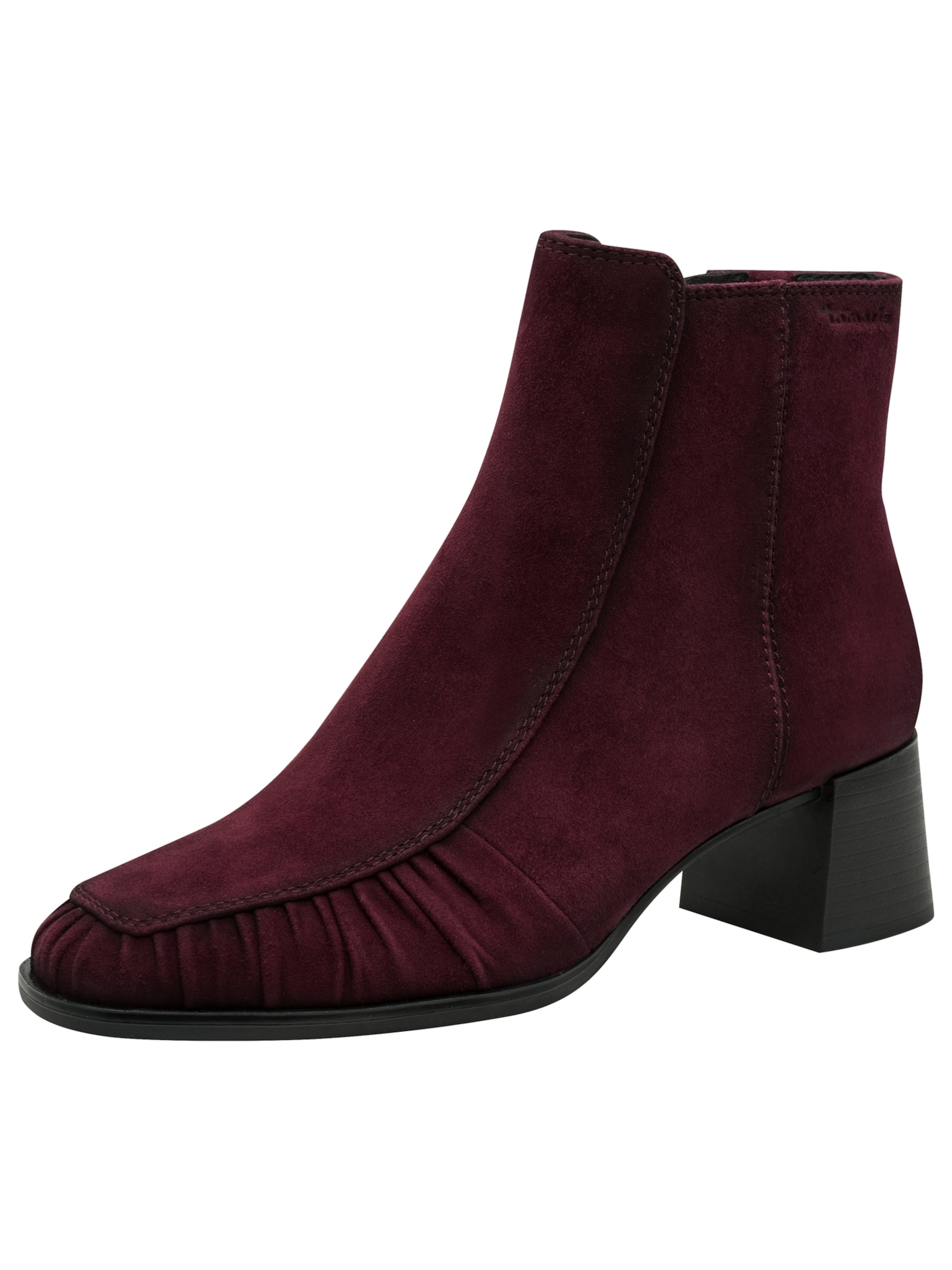 Tamaris Ankle Boots in Rot: Vorderseite