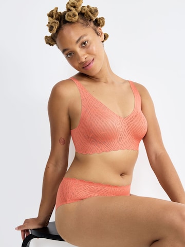 SLOGGI Bustier BH 'ZERO Feel Bliss' in Oranje