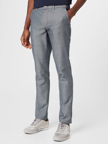 BOSS Slimfit Chino 'Kaito' in Grijs: voorkant