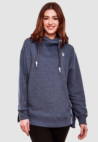 Sweat-shirt 'Silberengelchen' NAVAHOO en bleu : devant