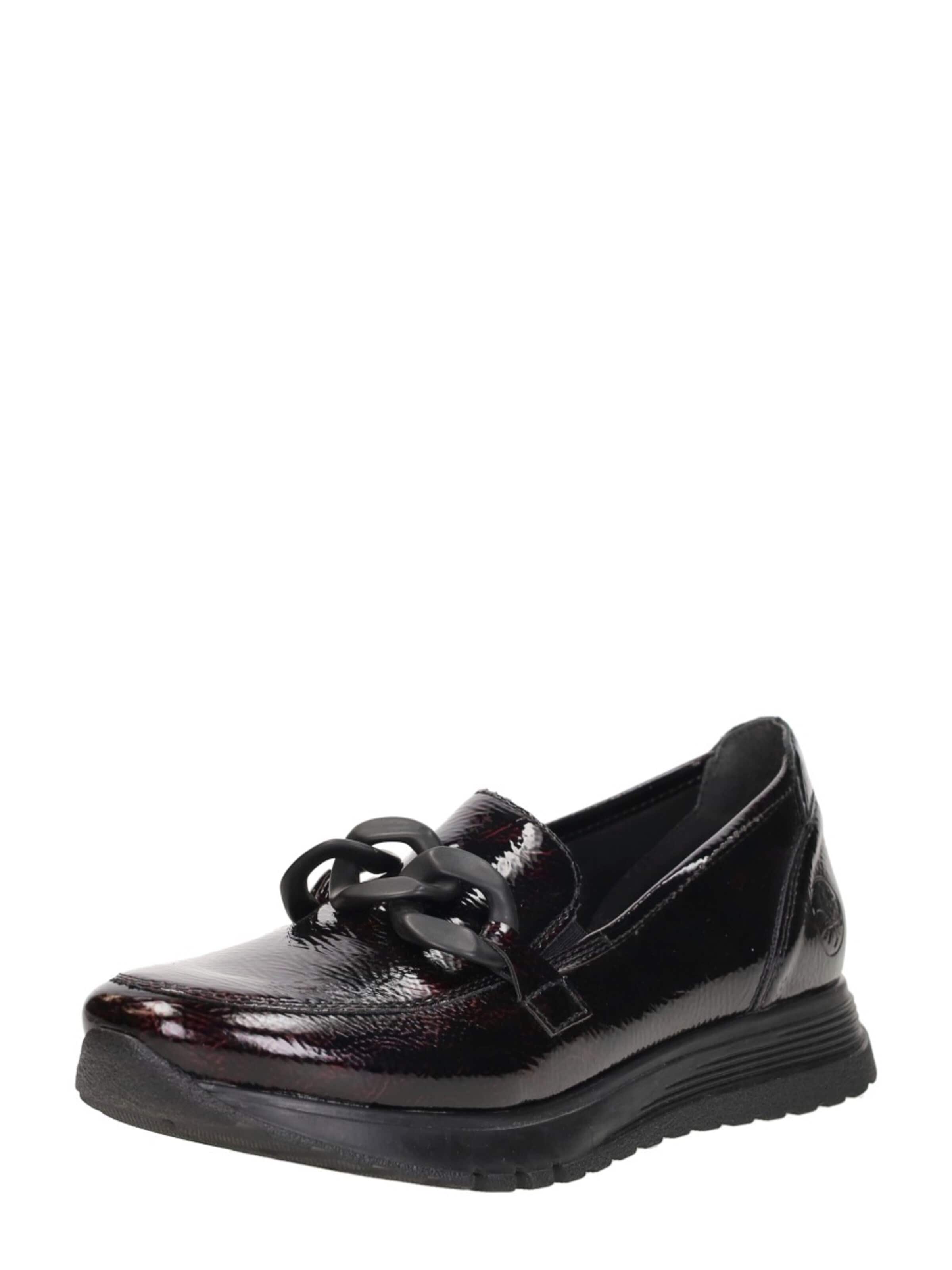 Rieker Slip-ons 'Sportief' in Red