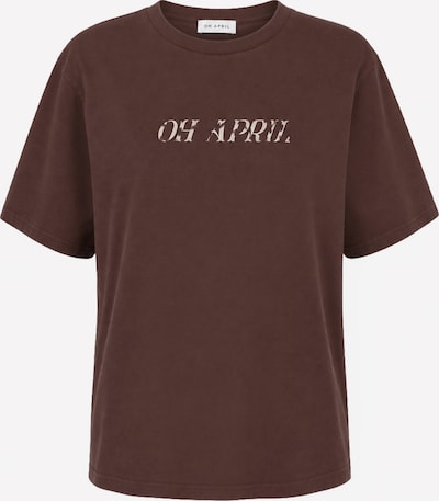 OH APRIL Shirt 'Cow' in L in Ecru / Dark brown, Item view