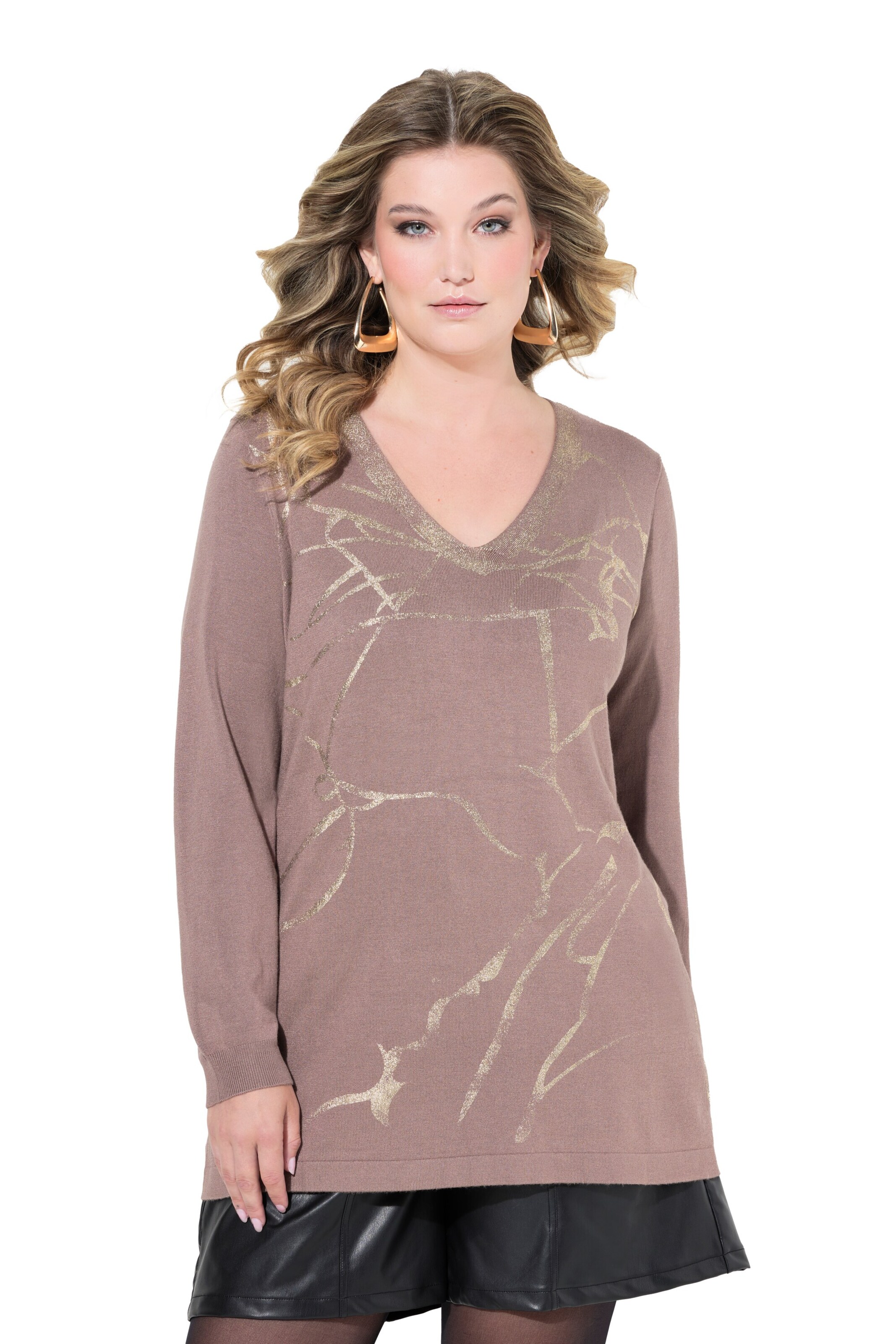 MIAMODA Sweater in Pink: front