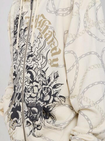Veste de survêtement Ed Hardy en beige