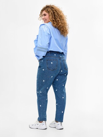 Zizzi Regular Jeans 'JELENA' i blå