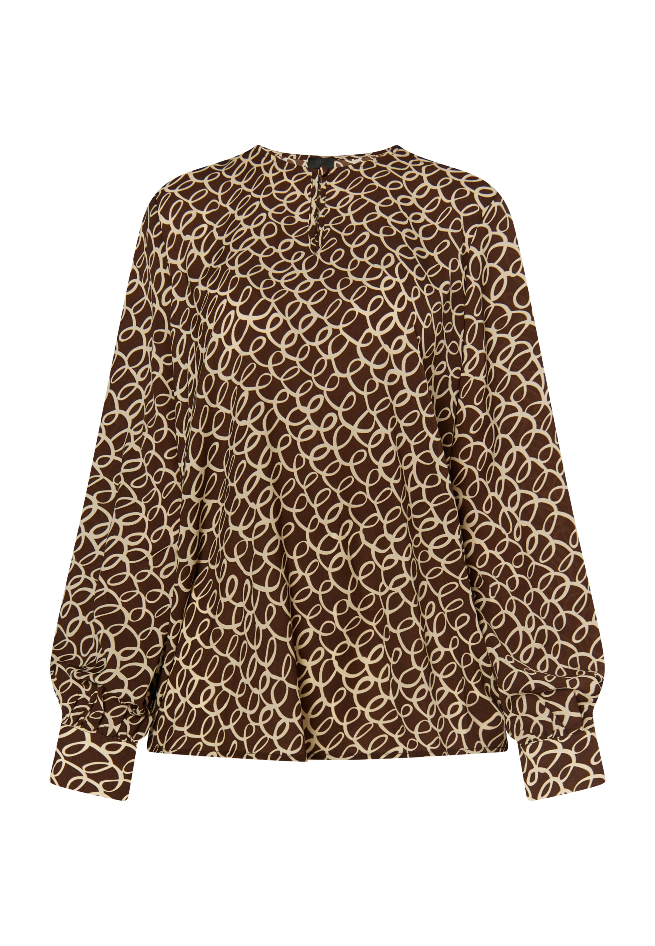 DreiMaster Klassik Μπλούζα σε καφέ: μπροστά