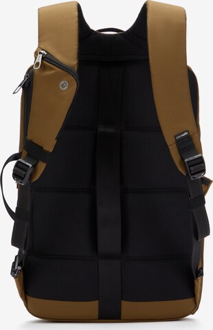 Pacsafe Rucksack 'Metrosafe X' in Braun