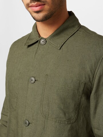 KnowledgeCotton Apparel Prehodna jakna | zelena barva