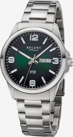 REGENT Analog Watch in Silver: front