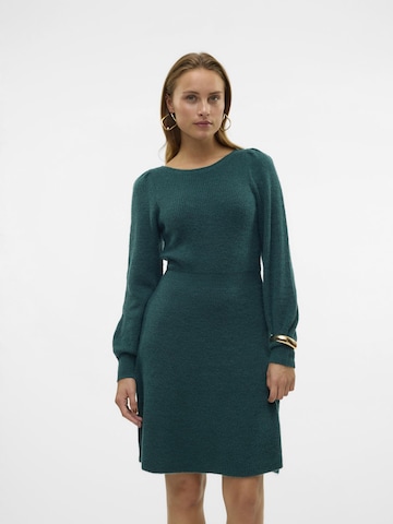 VERO MODA Knit dress 'FLAVOUR' in Green: front