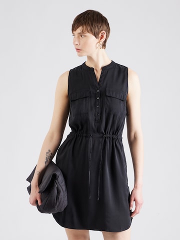 Ragwear Платье-рубашка 'Roissin' в Черный: спереди