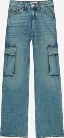 regular Jeans cargo di Pull&Bear in blu: frontale