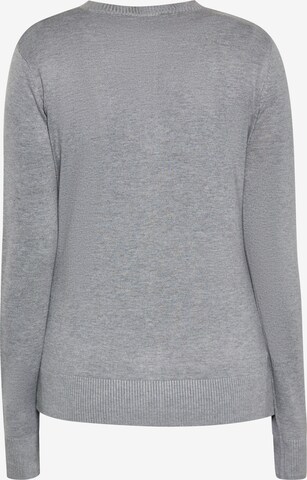 usha BLACK LABEL Knit Cardigan in Grey